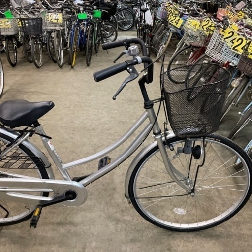 埼玉県の自転車 【2836】シティ 26インチ 前タイヤ新品 7,200円（防犯 
