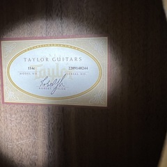 【激安特価！】2020年製テイラー114eの画像