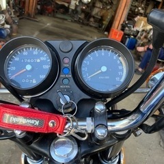 レア！車検付★カワサキ　400SS!マッハ2ST.マーシャル，K2 TEKチャンバー!旧車！激速！純正マフラー付き！値下げの画像