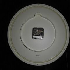 壁掛け時計　白の画像