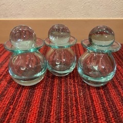 バリ島で購入 オイルポット3個セットの画像