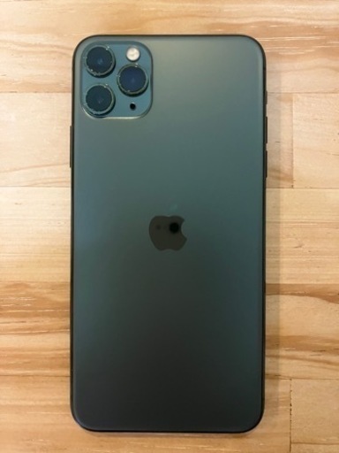 iPhone11 Pro Max 256GB ミッドナイトグリーン中古 本体 初期化済 SIMフリー