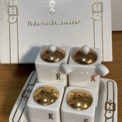 ロベルタディカメリーノ　卓上調味料入れ　未使用品