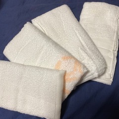 粗品のタオル1枚20円、使わなくなったタオル1枚20円で…