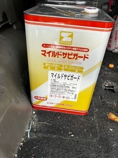 DIY 塗料　マイルドサビガード　黒