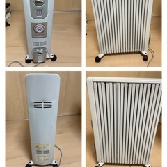 　【　デロンギ　オイルヒーター、24時間タイマー付、10畳（配達可）　】の画像