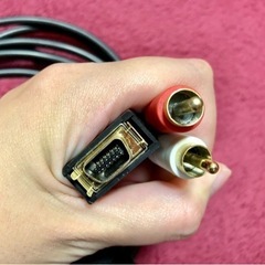 PSPをテレビに繋ぐ用のケーブル(D端子ケーブル)の画像