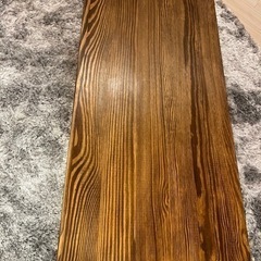 【ほぼ新品】木製ローテーブルの画像