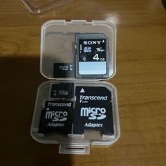 メモリーカード＆SDカード2枚＆アダプター