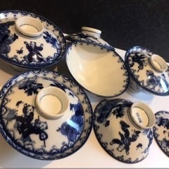 唐子　お茶碗　3客