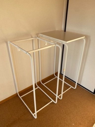 《IKEA》ハンガーラック(白)×2