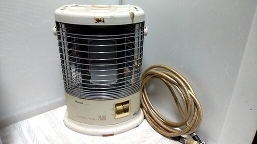 Rinnai/リンナイ 都市ガス用 ガス 赤外線 ストーブ ガス供給 ホース 付属 現状品 【R-652PMS  Ⅱ-402】