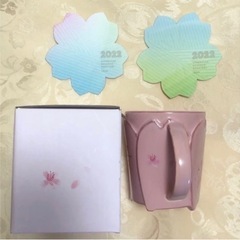 スターバックス リザーブ® マグサクラ、コースター2022の画像