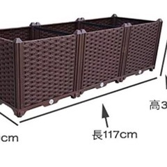 新品組立式ガーデンボックス　栽培箱 花壇　家庭菜園の画像