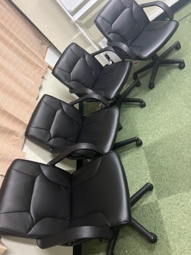週末値下げ！！美品　事務所　会議テーブル、チェア　一式