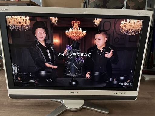 シャープ AQUOS 亀山モデル 32インチ 10/25(火) 14:00〜16:00  液晶テレビ