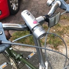 ２０インチ　折り畳み自転車　グリーン