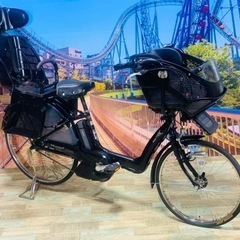 ❷ 4400 良好長生きバッテリー6A 26インチ　子供乗せ電動自転車　格安
