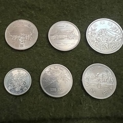 値下げ　記念硬貨　6枚の画像