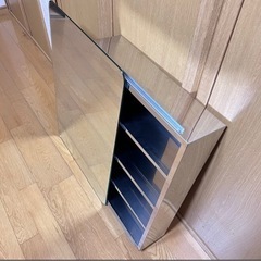 新品 ミラーキャビネット ステンレススチール スライド式 ③ の画像