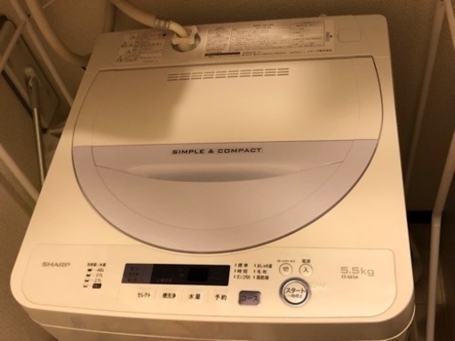 シャープ 5kg 洗濯機