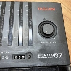【決まりました】カセットテープMTR TASCAM PORTA07 差し上げますの画像