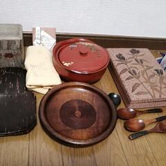高級、木の器セット。お渡しの方決まりました