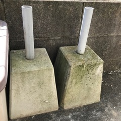 ノボリ旗掲出用コンクリートの台