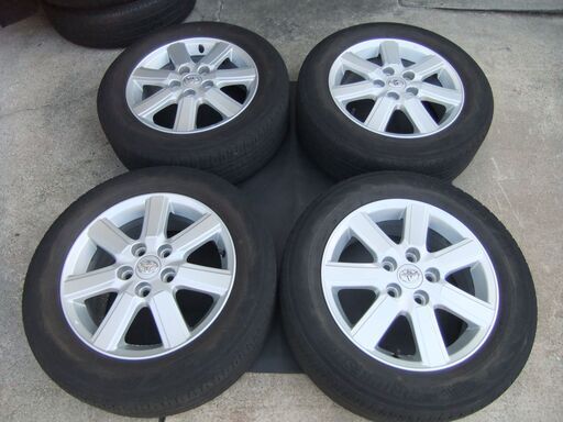 少し値下げ         レグノ　純正ナット付き　ノア　７０系　純正アルミホイール４本セット　２０５/６０R１６