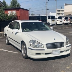 名車 日産シーマ HF50 300Gターボ サンルーフ フルエア...
