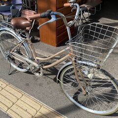 リサイクルショップどりーむ荒田店No.399　自転車　LEDライト付き！　6段ギア付き！カギ付き！