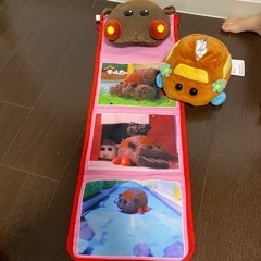 プイプイモルカー　ウォールポケット　ぬいぐるみティッシュケース