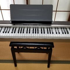 電子ピアノ(CASIO PX-120DK)専用スタンドと椅子とペダルのフルセット