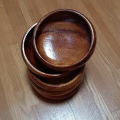 木製お皿　小物入れ　ボウル　１個５０円　の画像