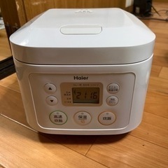 取引中　Haier 3号炊き炊飯器