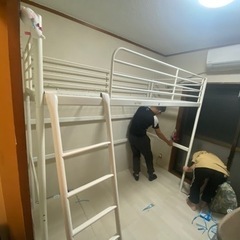 【イケア IKEA ロフトベッド 