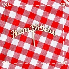 ケーキトッパー　誕生日　フォトアイテム　