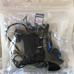 シンガポール航空ポーチ付SINGAPORE AIRLINE 機内用イヤフォン　機内グッズの画像