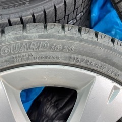 スバルBP5純正ホイール（スタッドレスタイヤ付）の画像