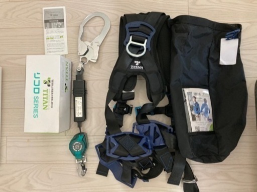 TITAN フルハーネス Ｌサイズ ランヤード セット
