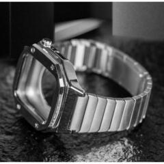 Apple Watchシリーズ7 45mm専用ステンレススチール...