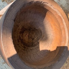 昭和レトロ、木臼 ウス 餅つきの画像