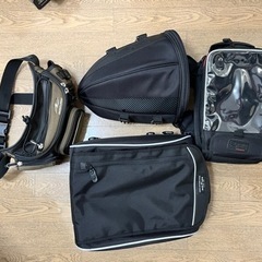 写真追加　バイク用バック　セット　4種