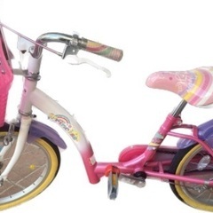 室内保管　子供用自転車　18インチ　プリンセス　四條畷イオンで引き渡し