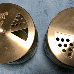 調味料入れ　ガラス製　2個セットの画像