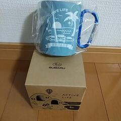 非売品 SUBARU オリジナル カラビナマグカップ 3個【未使用】の画像