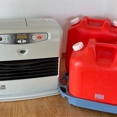 【4点セット】ファヒーター（コロナ）・ポリタンク20L ×2・タ...