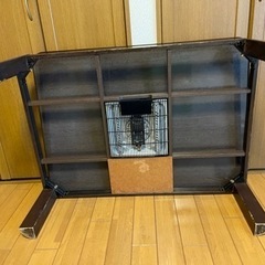 長方形テーブル　横104.縦74.高34  ※こたつコードなしの画像