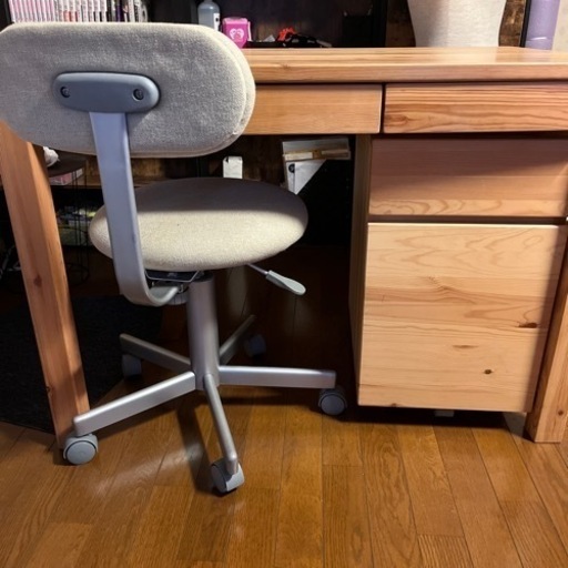 無印良品　学習机　3点セット