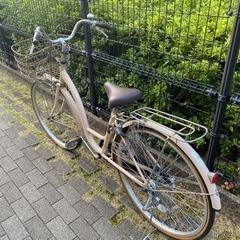 自転車 26インチ 変速なし 防犯登録加入済の画像